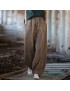 Tie-dye do old pants spring cotton and linen women's new literary versatile casual pants personalized travel lantern pants